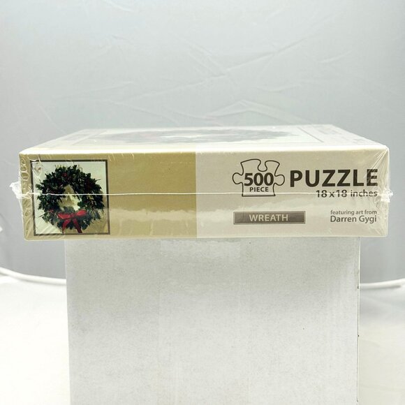 Sullivans Darren Gygi 500 Piece Wreath Puzzle 18x18 Jigsaw Art Home Collection - Picture 3 of 5